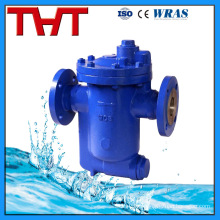 flanged float ball condensate bucket steam trap